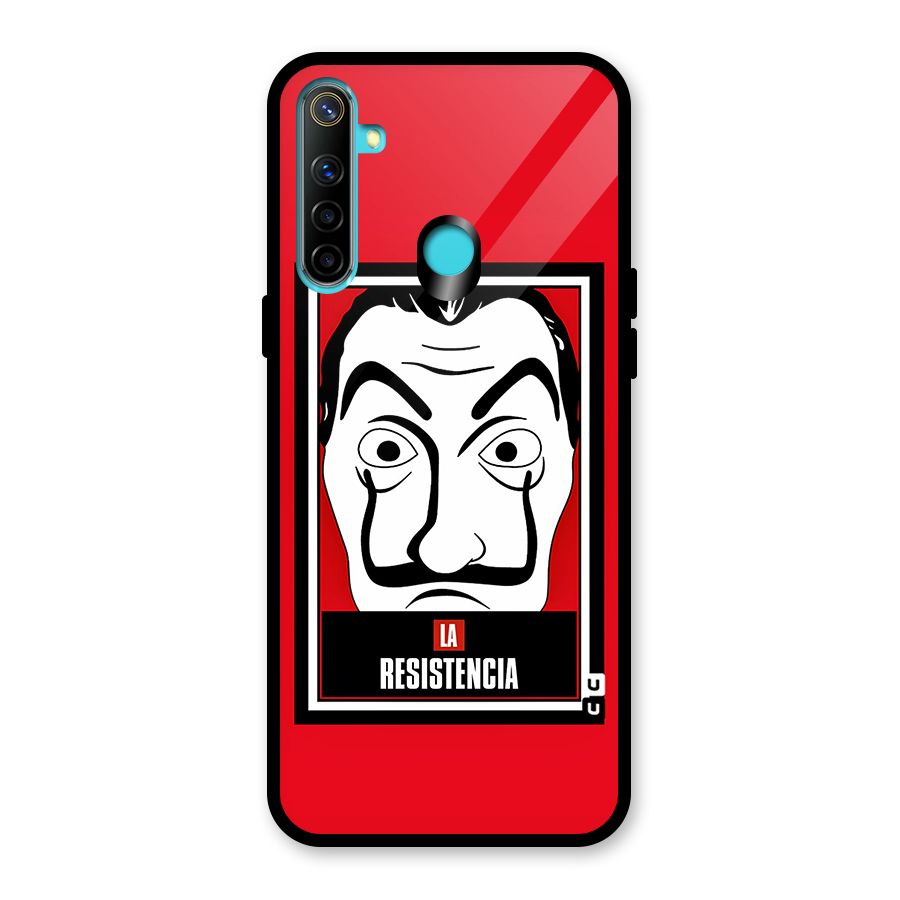 La Resistencia Minimalist Glass Back Case for Realme 5