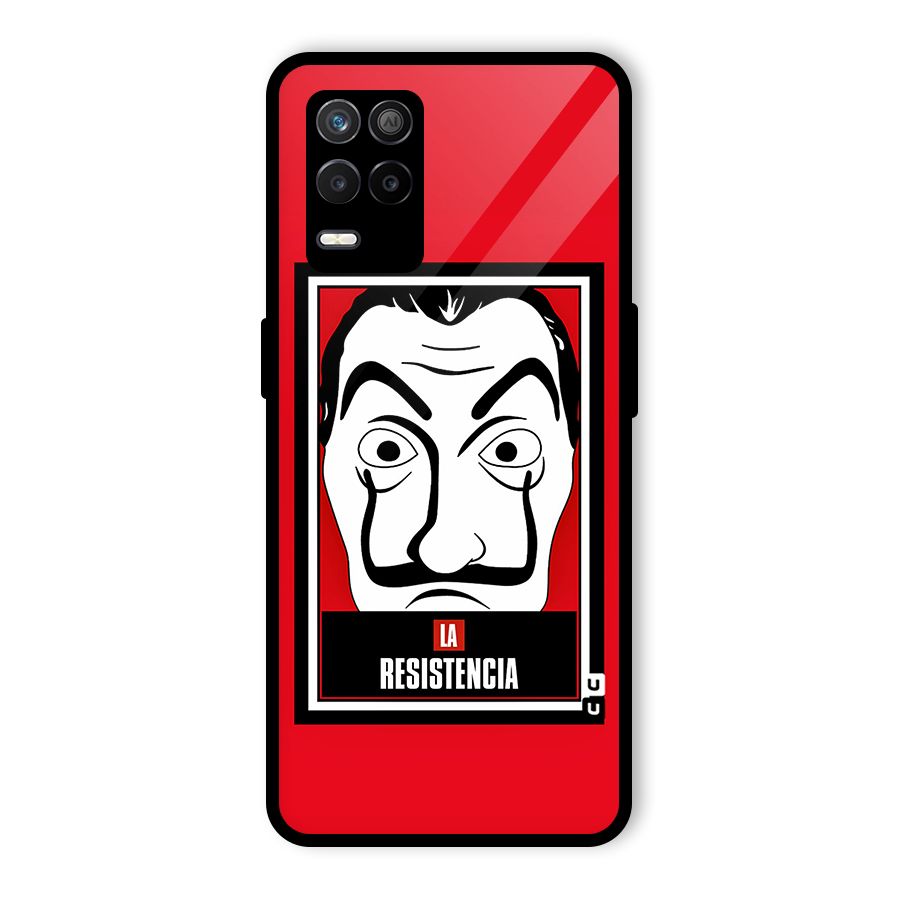 La Resistencia Minimalist Glass Back Case for Realme 8s 5G