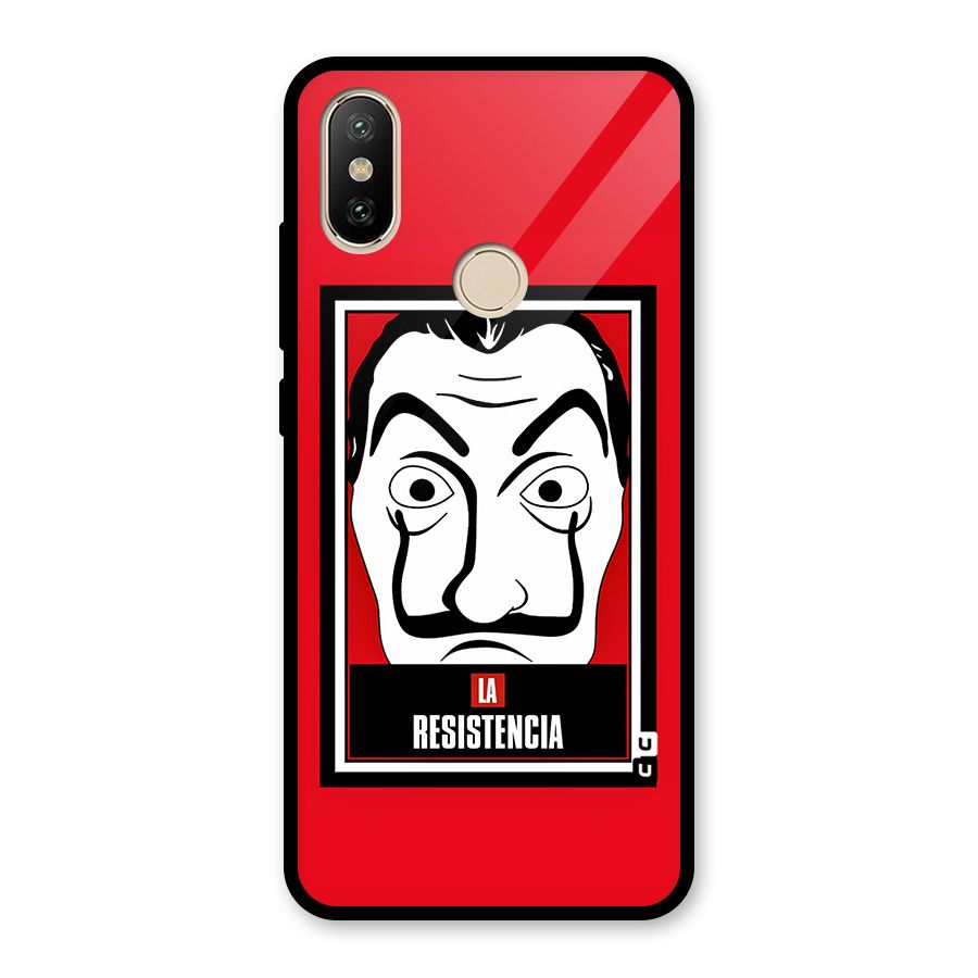 La Resistencia Minimalist Glass Back Case for Redmi A2