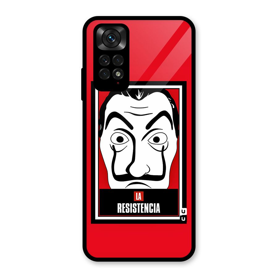 La Resistencia Minimalist Glass Back Case for Redmi Note 11S