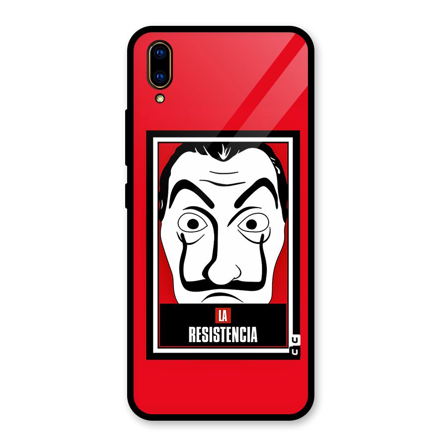 La Resistencia Minimalist Glass Back Case for Vivo V11 Pro