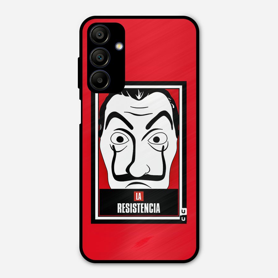 La Resistencia Minimalist Metal Back Case for Galaxy A15 5G