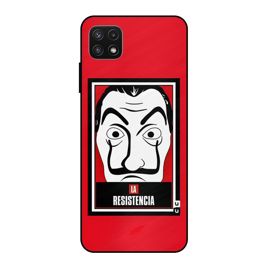 La Resistencia Minimalist Metal Back Case for Galaxy A22 5G