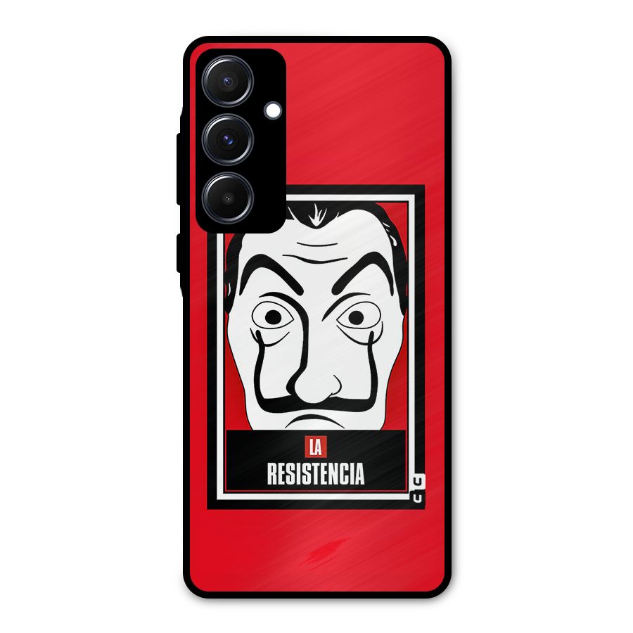 La Resistencia Minimalist Metal Back Case for Galaxy A55