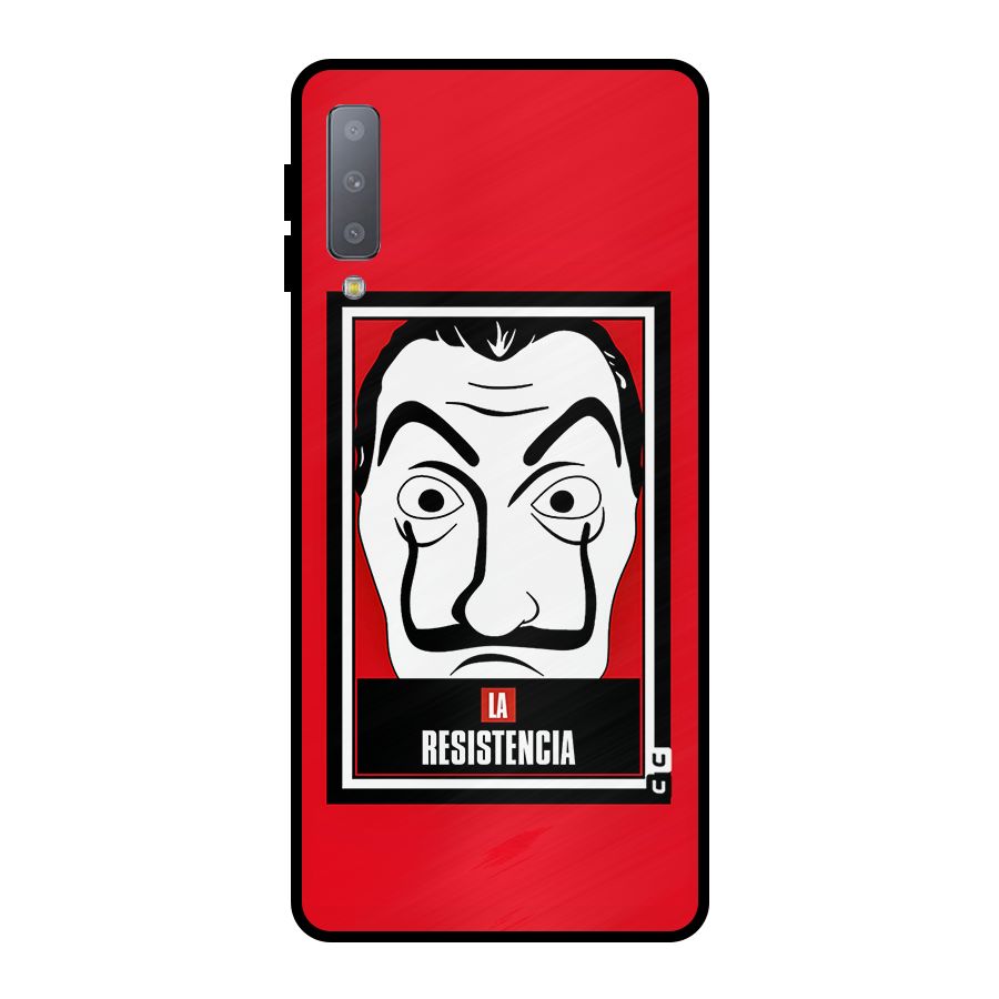 La Resistencia Minimalist Metal Back Case for Galaxy A7 (2018)