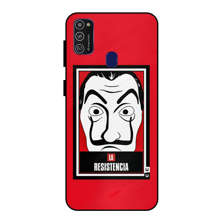 La Resistencia Minimalist Metal Back Case for Galaxy M30s