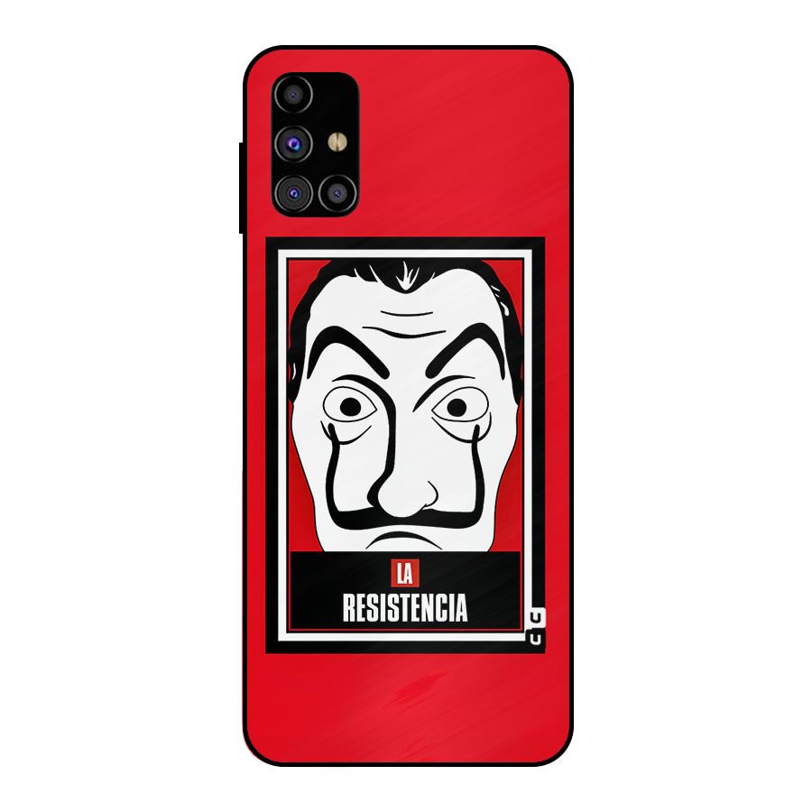 La Resistencia Minimalist Metal Back Case for Galaxy M31s