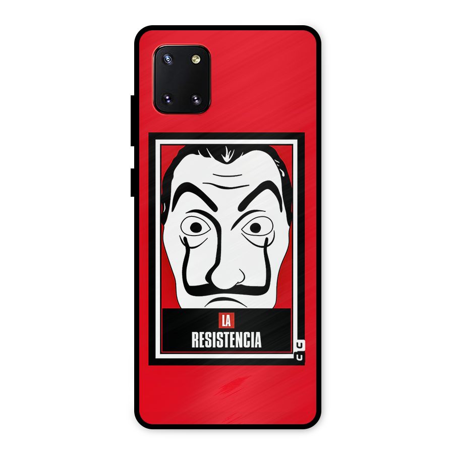 La Resistencia Minimalist Metal Back Case for Galaxy Note 10 Lite