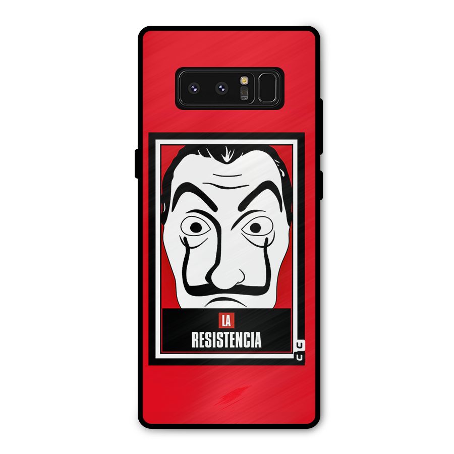 La Resistencia Minimalist Metal Back Case for Galaxy Note 8