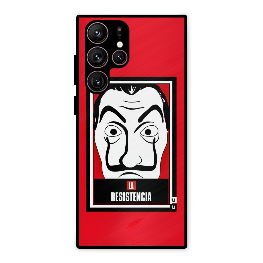 La Resistencia Minimalist Metal Back Case for Galaxy S22 Ultra 5G