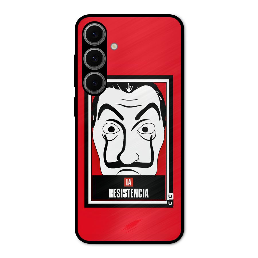 La Resistencia Minimalist Metal Back Case for Galaxy S24 FE