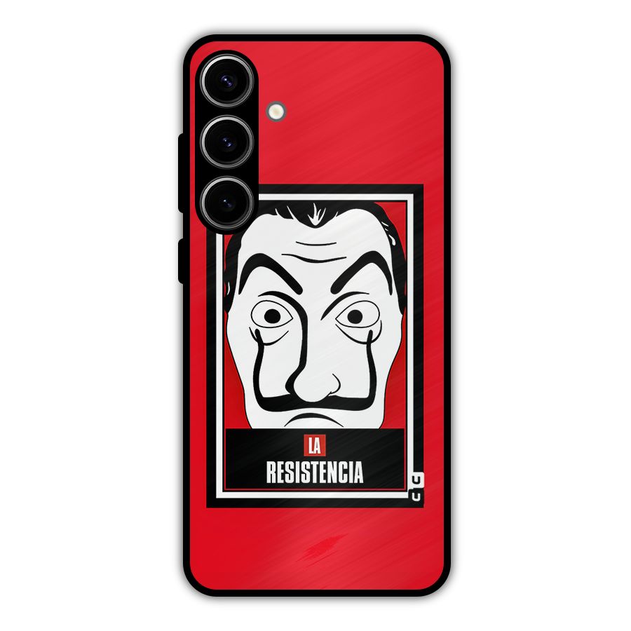 La Resistencia Minimalist Metal Back Case for Galaxy S24 Plus
