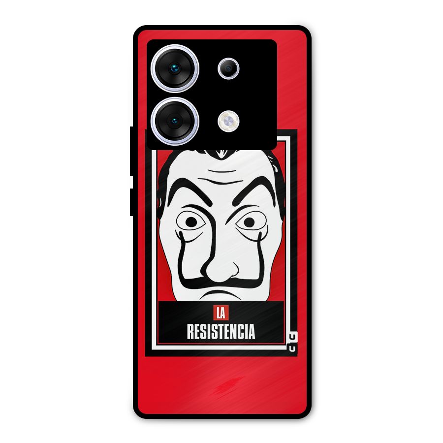 La Resistencia Minimalist Metal Back Case for Infinix Zero 30 5G