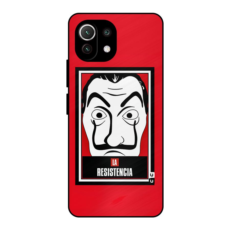 La Resistencia Minimalist Metal Back Case for Mi 11 Lite