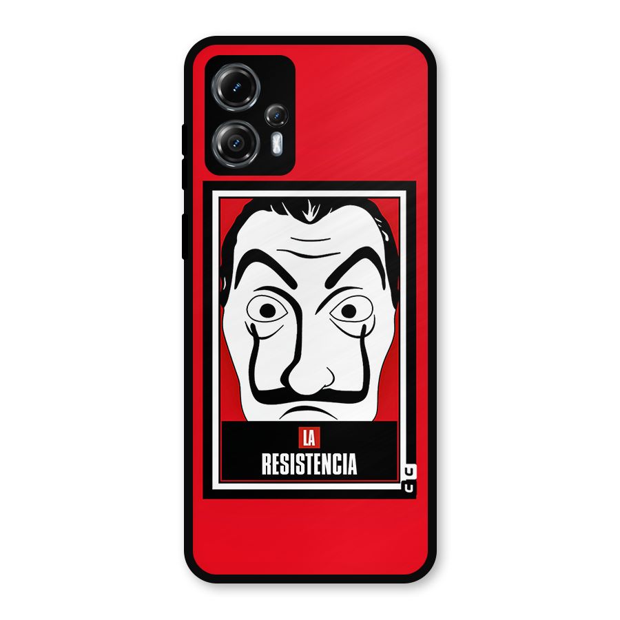 La Resistencia Minimalist Metal Back Case for Moto G13
