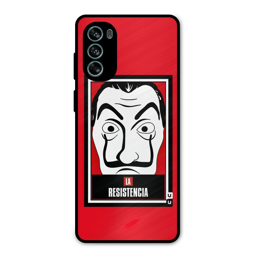 La Resistencia Minimalist Metal Back Case for Moto G62