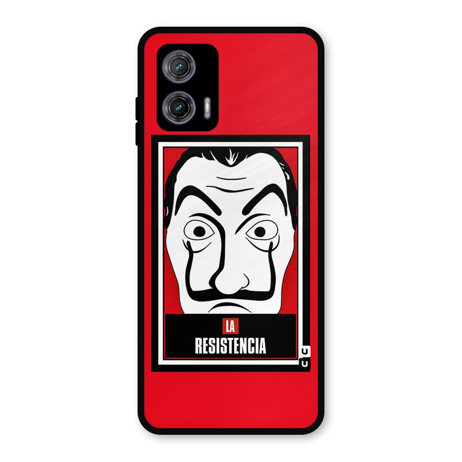 La Resistencia Minimalist Metal Back Case for Moto G73