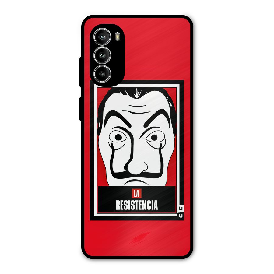La Resistencia Minimalist Metal Back Case for Moto G82