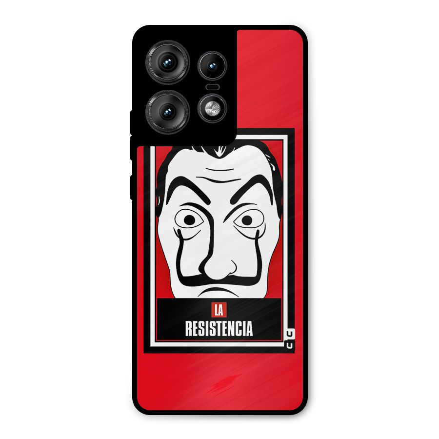 La Resistencia Minimalist Metal Back Case for Motorola Edge 50 Pro