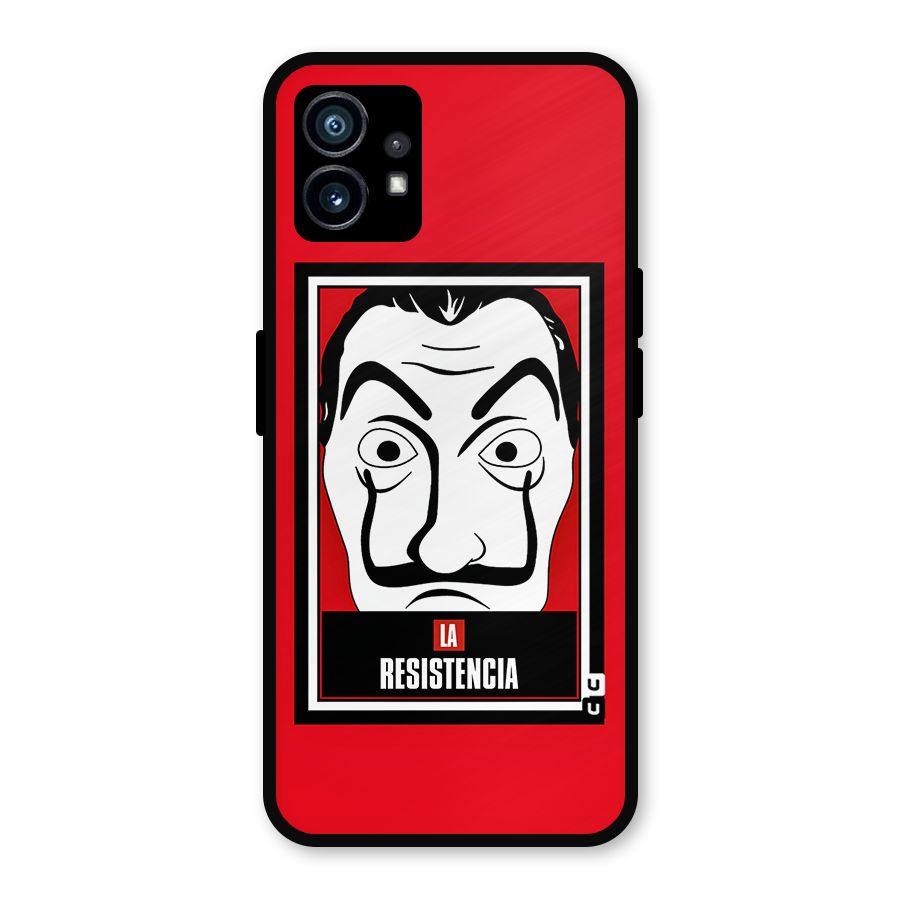 La Resistencia Minimalist Metal Back Case for Nothing Phone 1