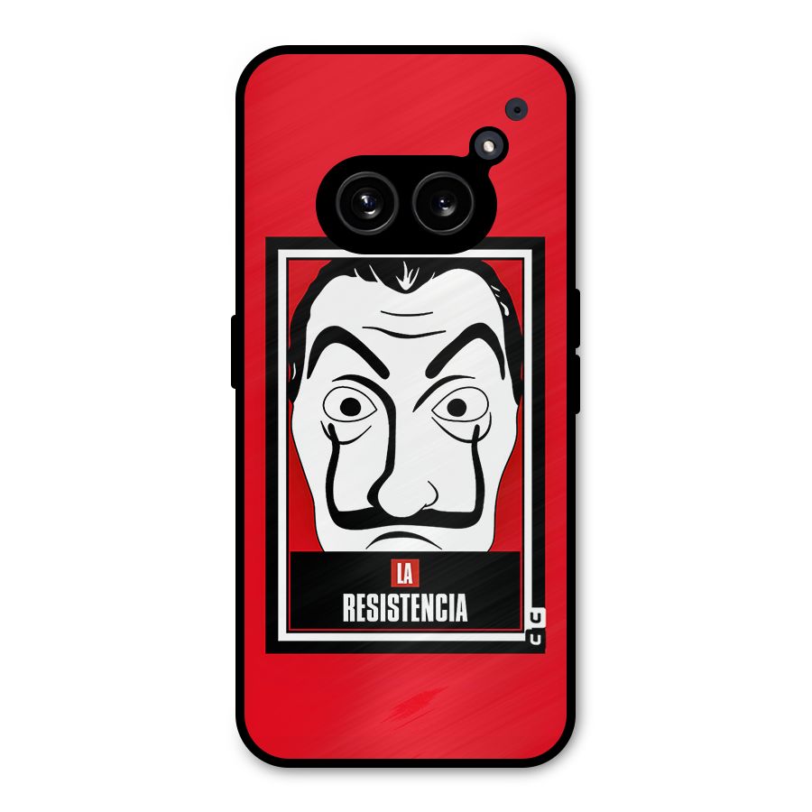 La Resistencia Minimalist Metal Back Case for Nothing Phone 2a Plus