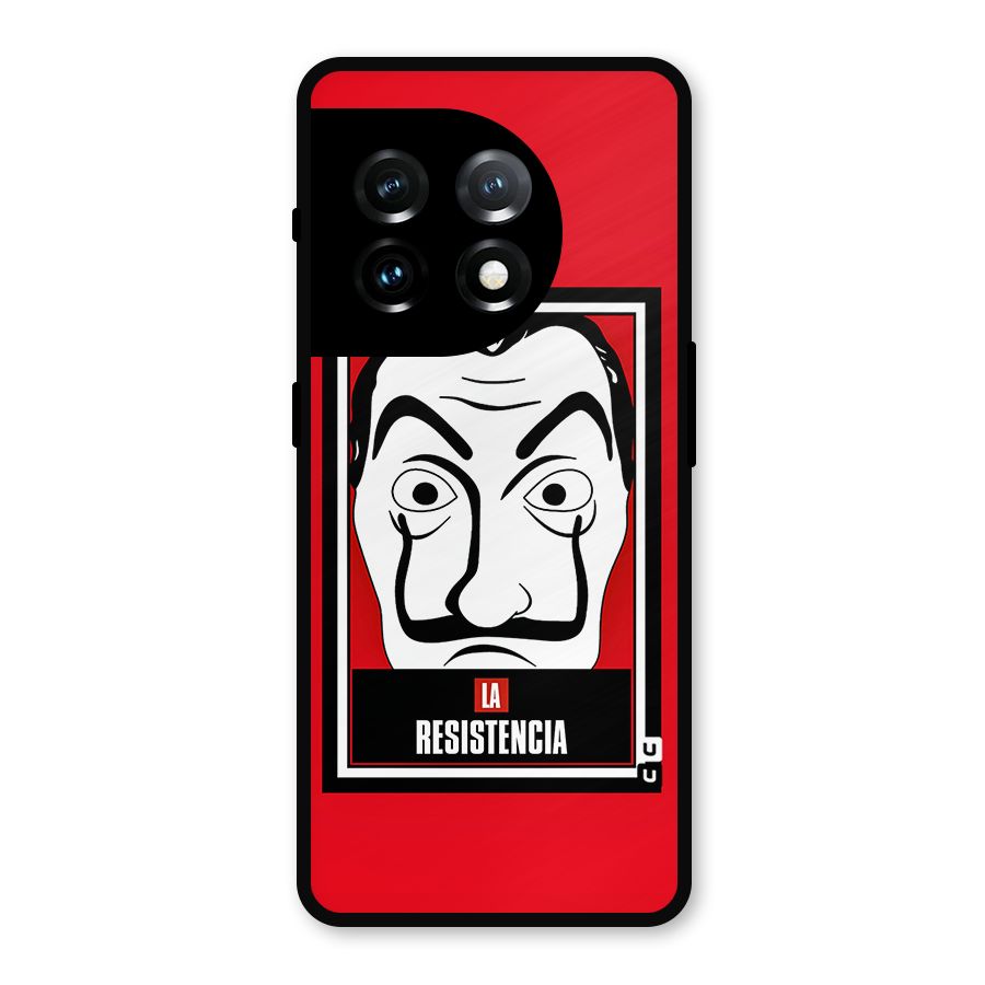 La Resistencia Minimalist Metal Back Case for OnePlus 11