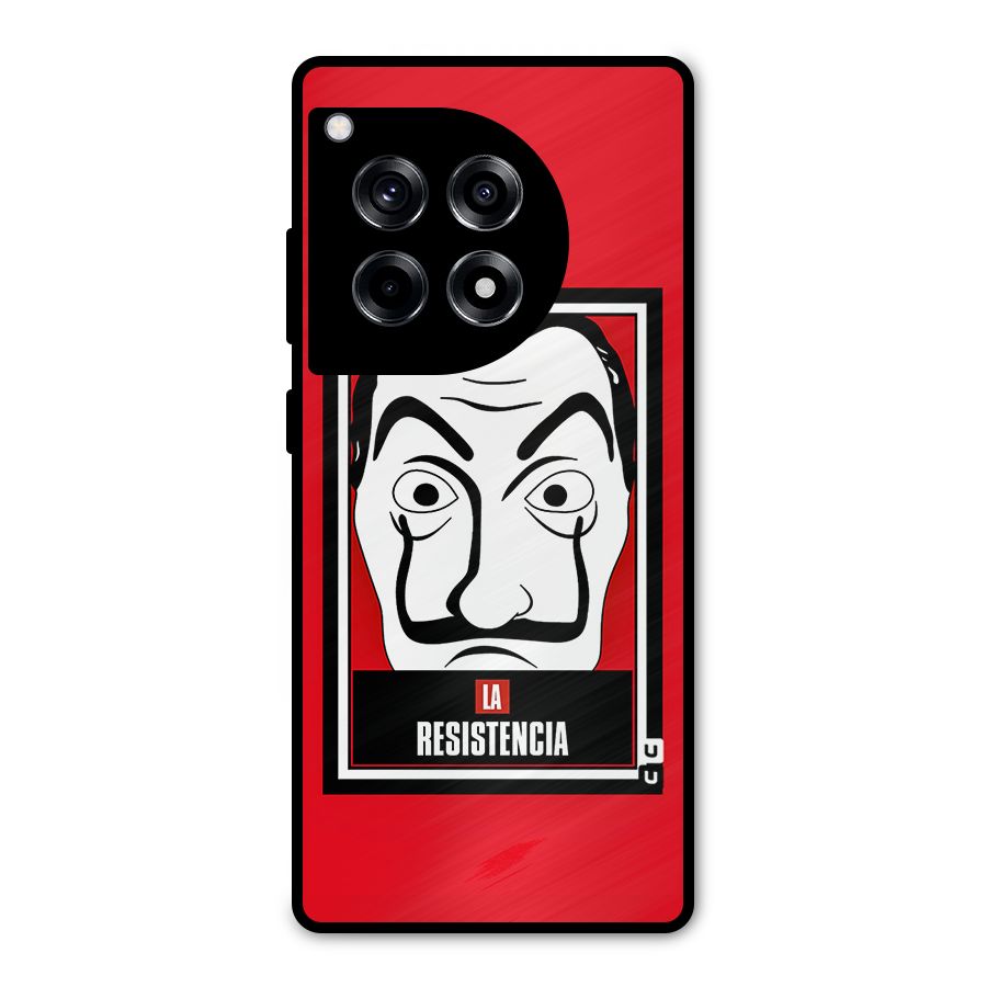 La Resistencia Minimalist Metal Back Case for OnePlus 12R