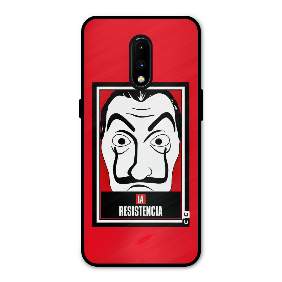 La Resistencia Minimalist Metal Back Case for OnePlus 7