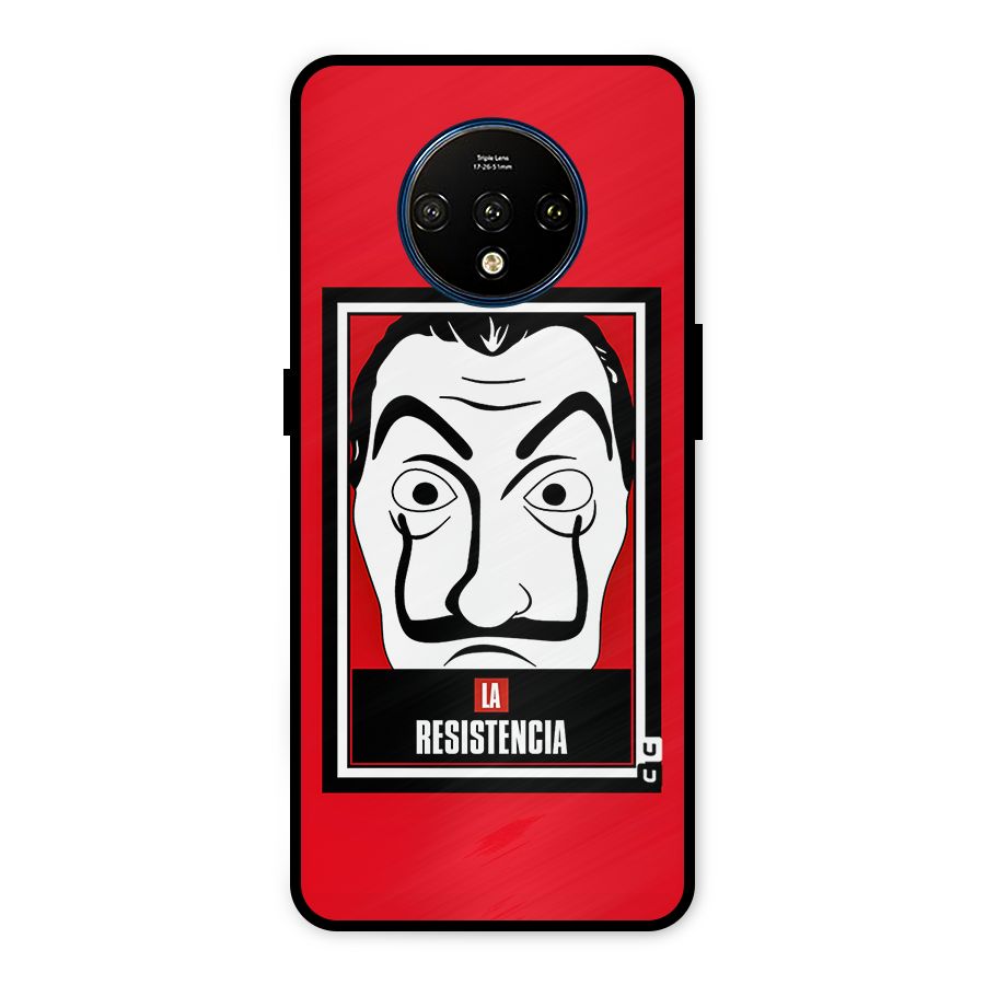 La Resistencia Minimalist Metal Back Case for OnePlus 7T