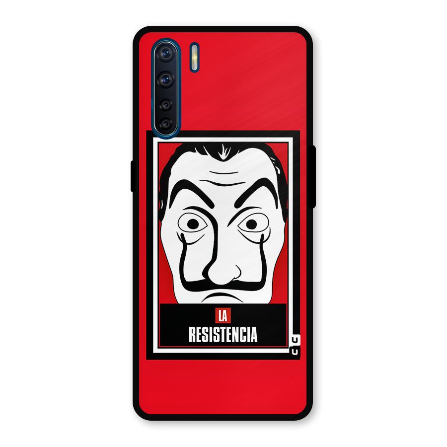 La Resistencia Minimalist Metal Back Case for Oppo F15