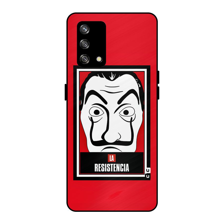 La Resistencia Minimalist Metal Back Case for Oppo F19