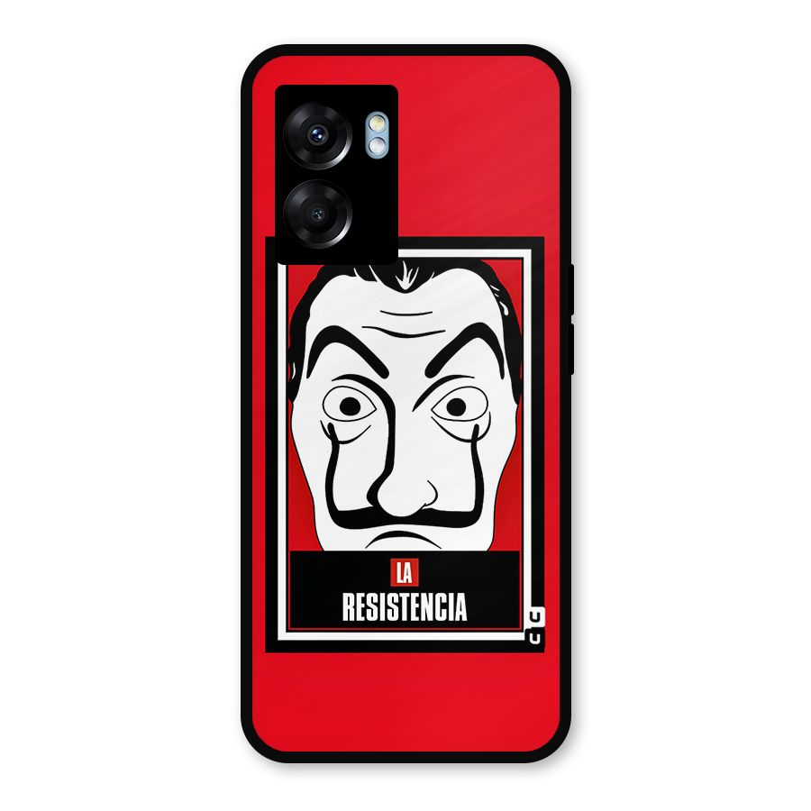 La Resistencia Minimalist Metal Back Case for Oppo K10 (5G)