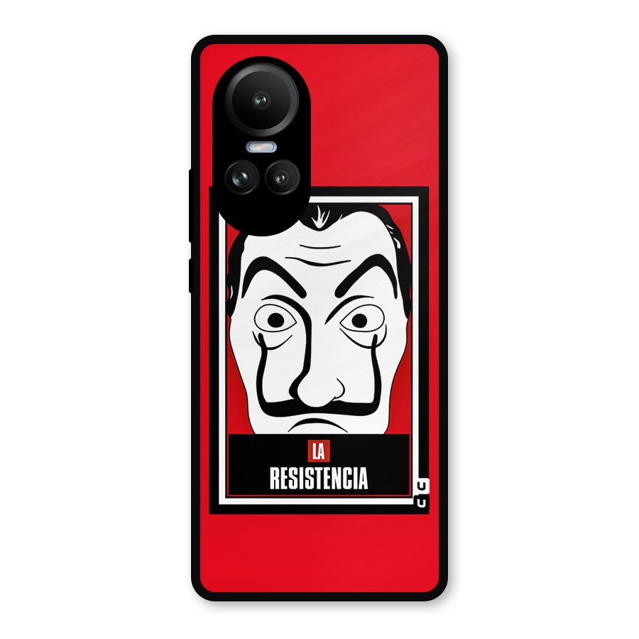 La Resistencia Minimalist Metal Back Case for Oppo Reno10 Pro