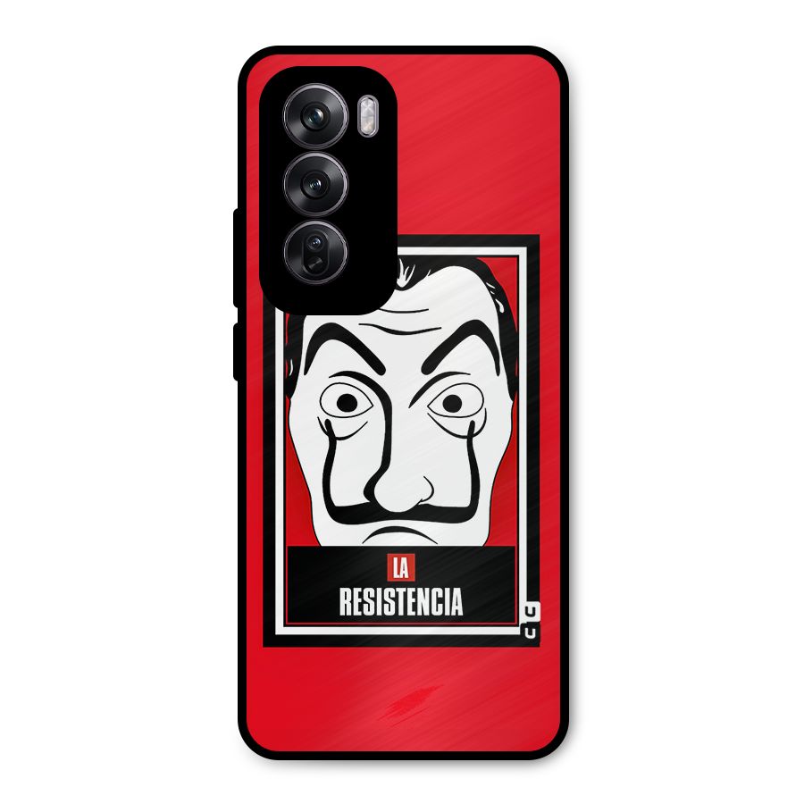 La Resistencia Minimalist Metal Back Case for Oppo Reno12 Pro
