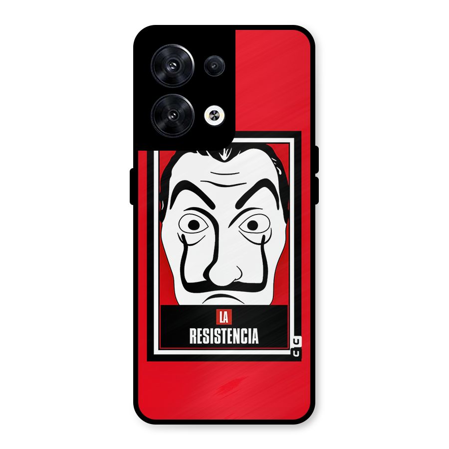 La Resistencia Minimalist Metal Back Case for Oppo Reno8 5G