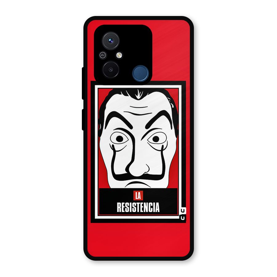 La Resistencia Minimalist Metal Back Case for Poco C55