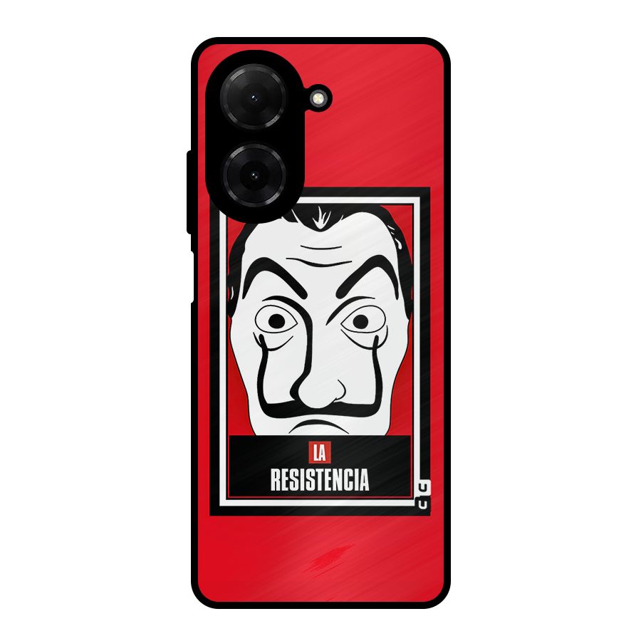 La Resistencia Minimalist Metal Back Case for Poco C71
