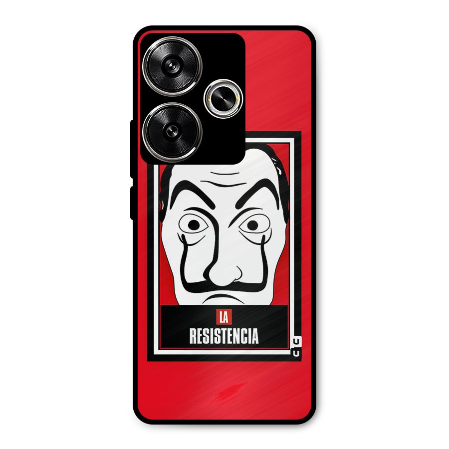 La Resistencia Minimalist Metal Back Case for Poco F6