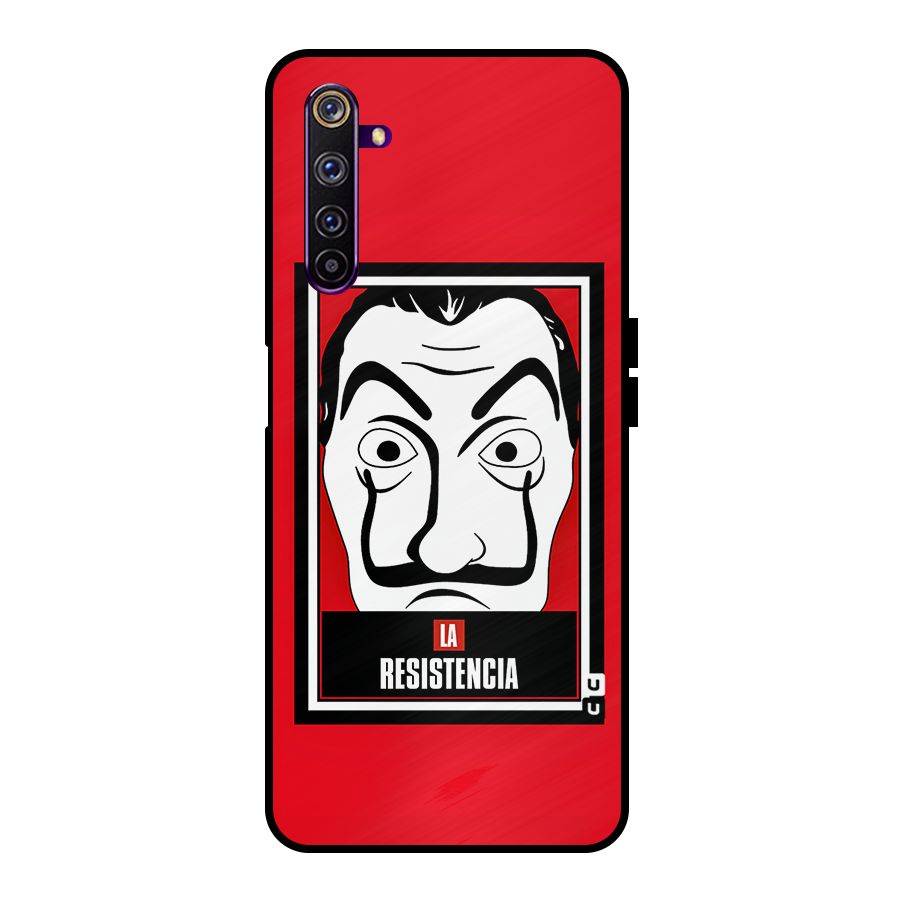 La Resistencia Minimalist Metal Back Case for Realme 6 Pro