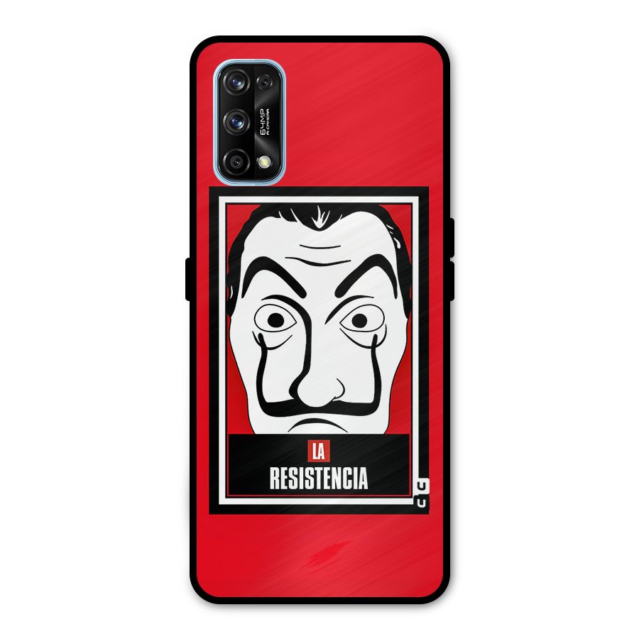 La Resistencia Minimalist Metal Back Case for Realme 7 Pro