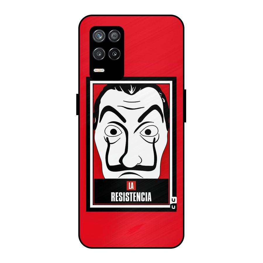 La Resistencia Minimalist Metal Back Case for Realme 8s 5G
