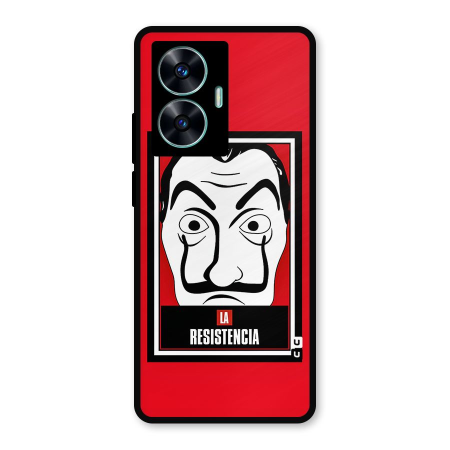 La Resistencia Minimalist Metal Back Case for Realme C55