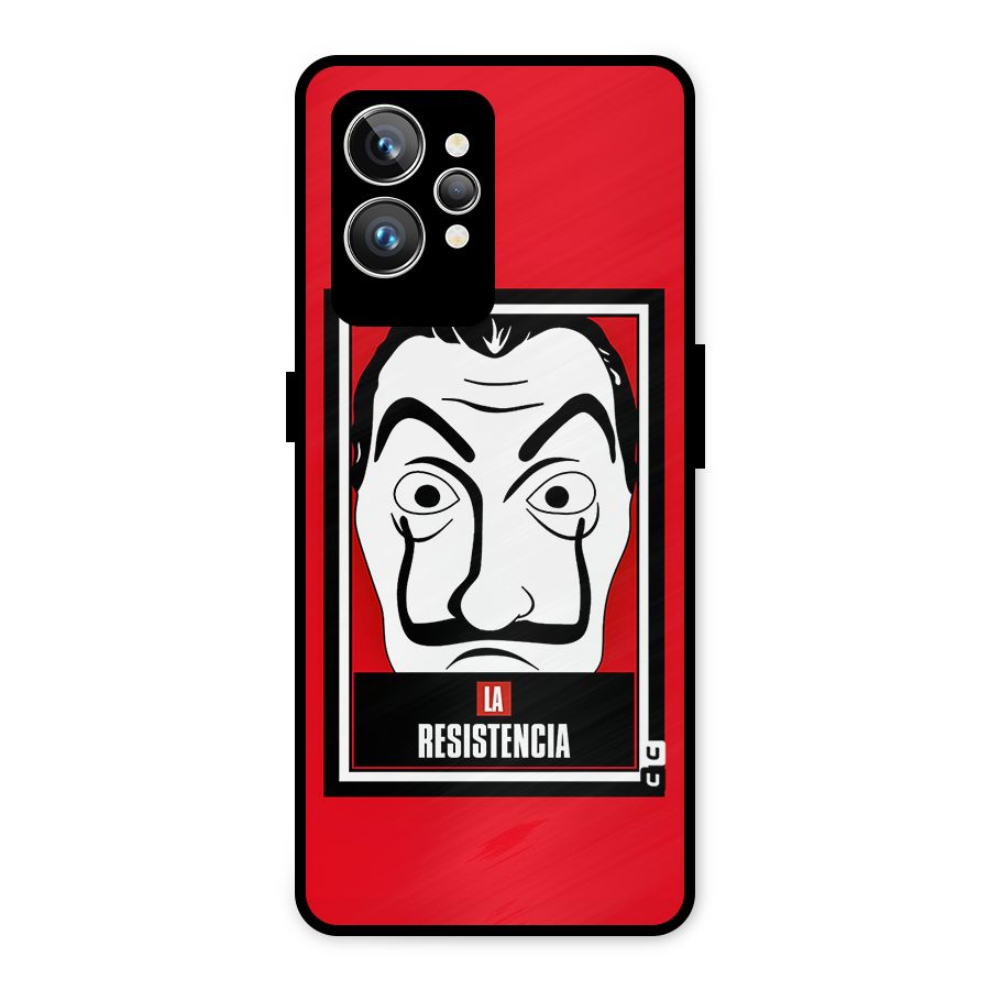 La Resistencia Minimalist Metal Back Case for Realme GT2 Pro