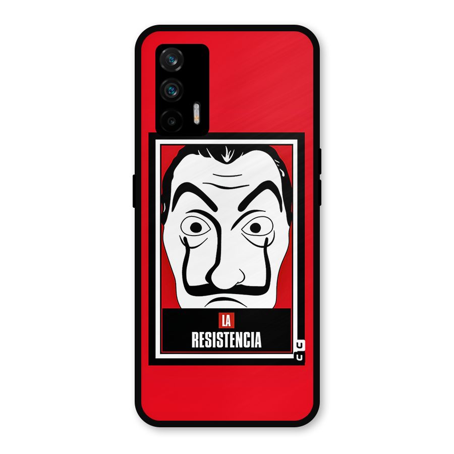 La Resistencia Minimalist Metal Back Case for Realme GT 5G