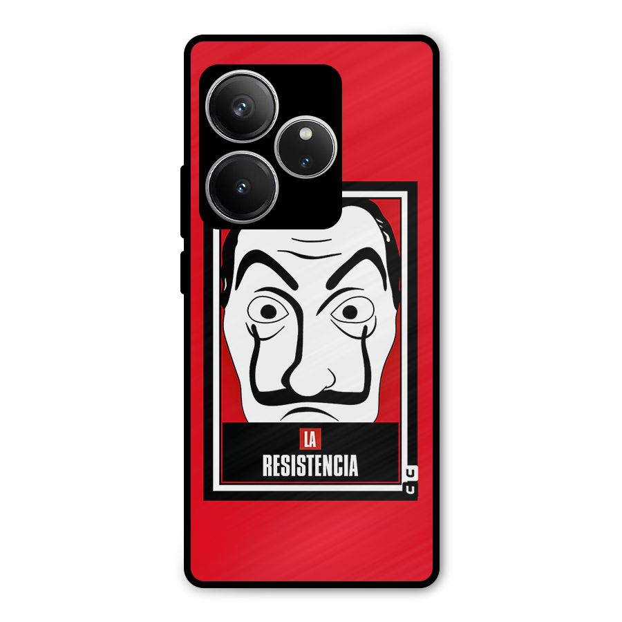 La Resistencia Minimalist Metal Back Case for Realme GT 6