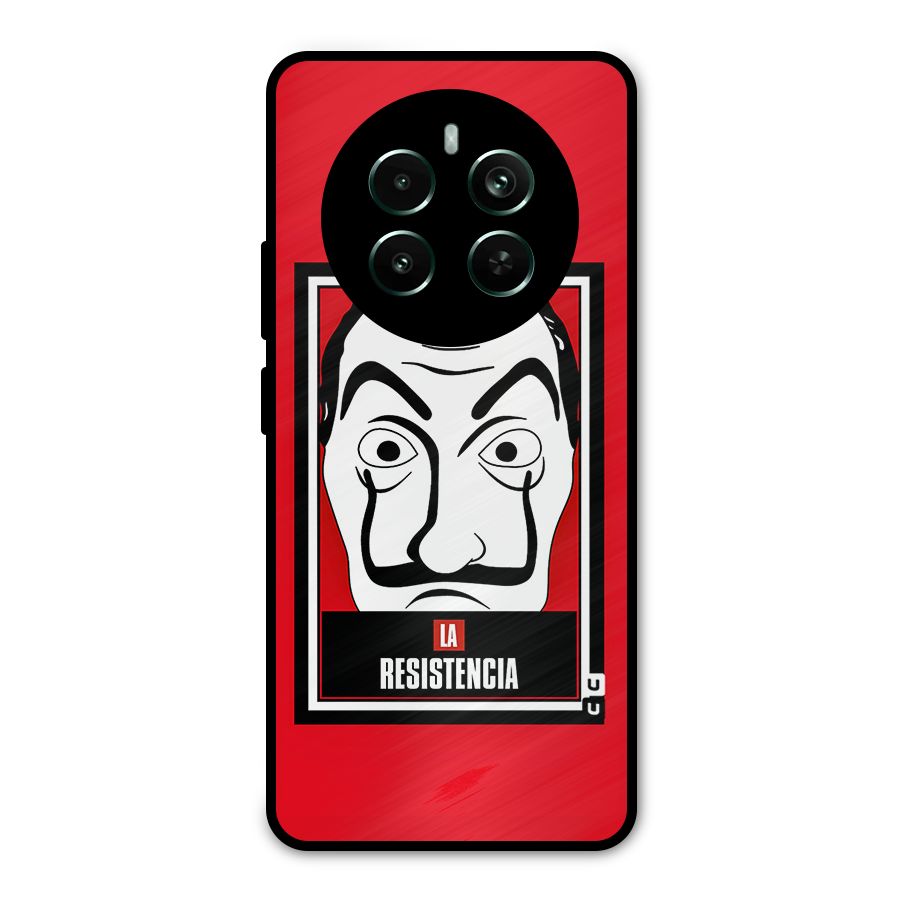 La Resistencia Minimalist Metal Back Case for Realme Narzo 70 Pro