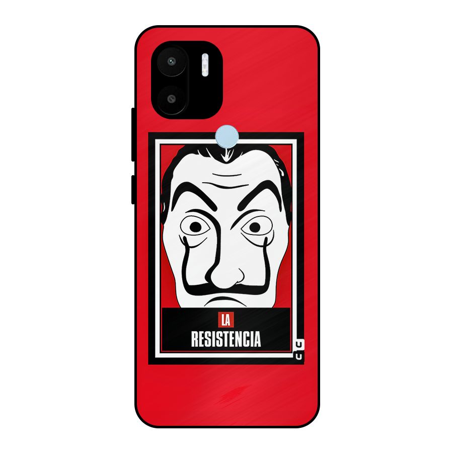 La Resistencia Minimalist Metal Back Case for Redmi A2+