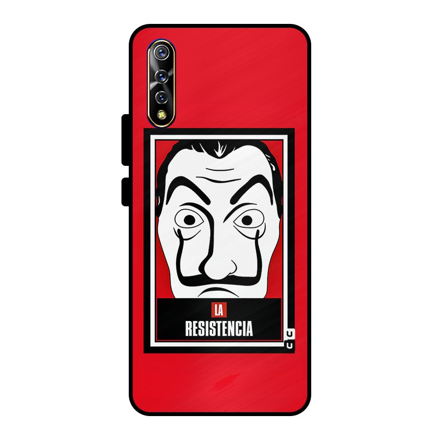 La Resistencia Minimalist Metal Back Case for Vivo S1