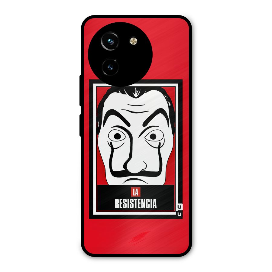 La Resistencia Minimalist Metal Back Case for Vivo T3x