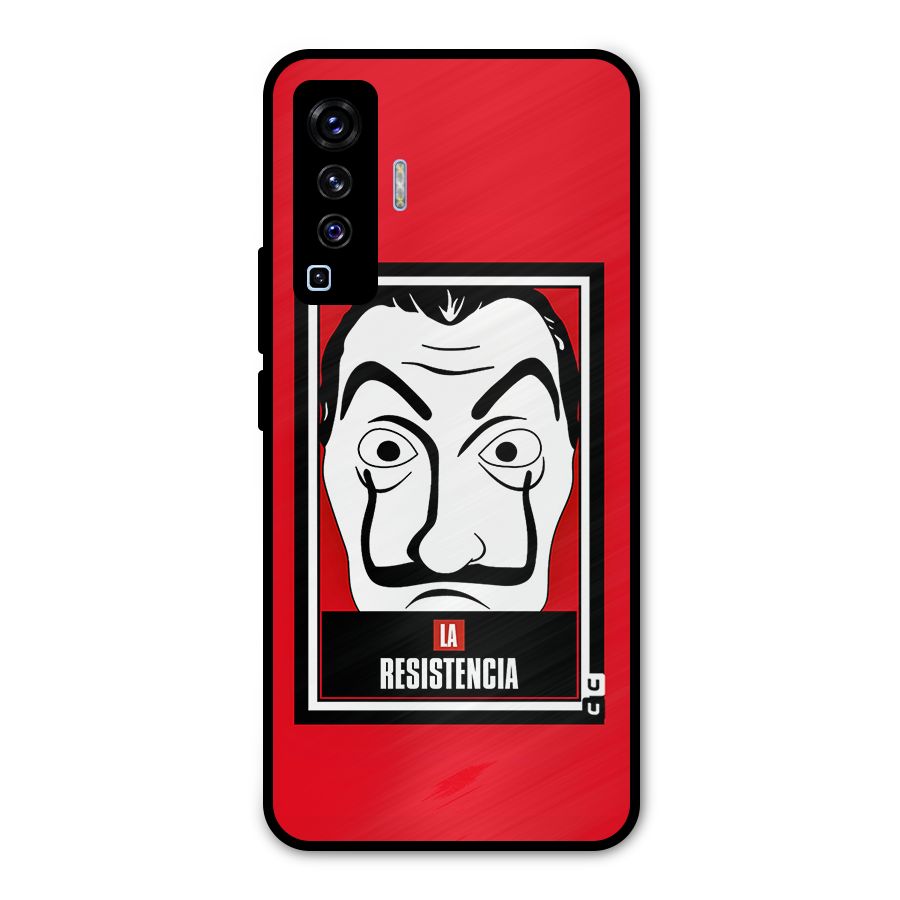 La Resistencia Minimalist Metal Back Case for Vivo X50